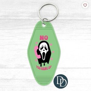 Ghost face‎ scream motel keychain